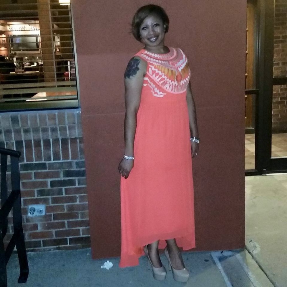 Gianni Bini High Low Maxi Dress